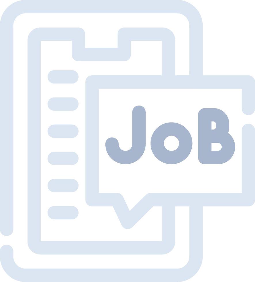 kreatives Icon-Design für die Jobsuche vektor