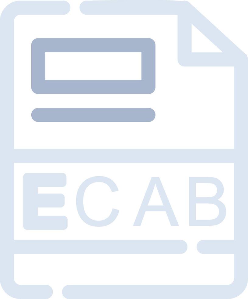 ecab kreativ ikon design vektor