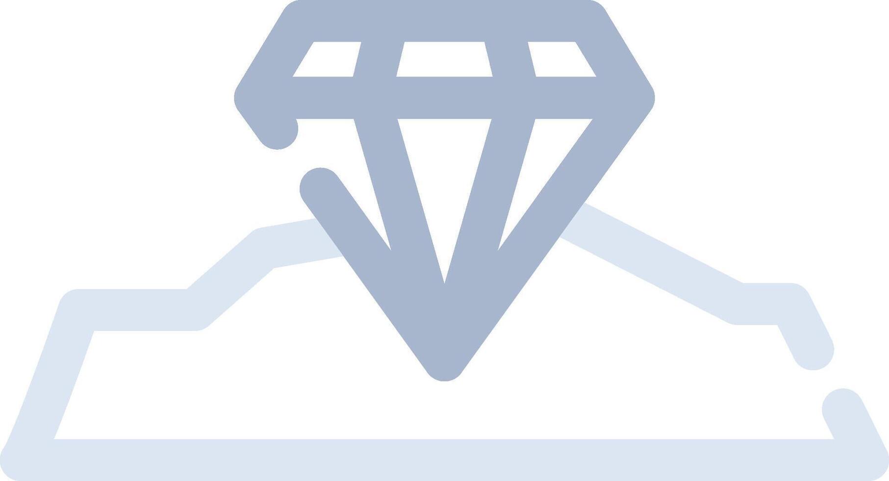 Diamant kreatives Icon-Design vektor