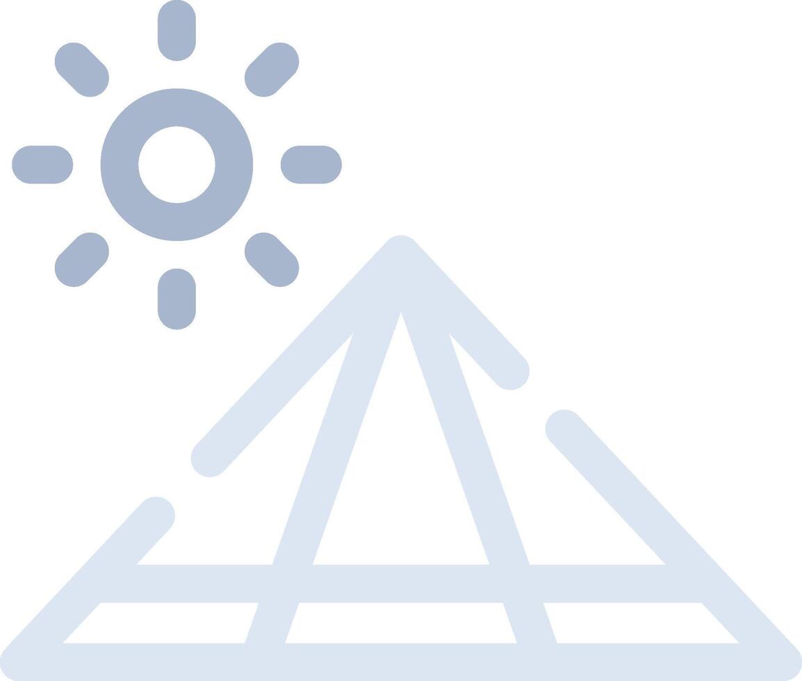 Pyramide kreatives Icon-Design vektor