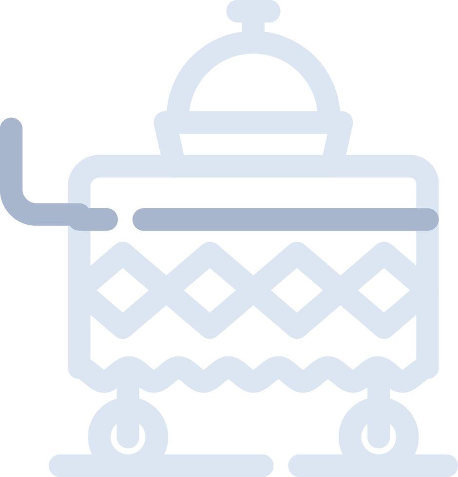 Food Cart kreatives Icon-Design vektor