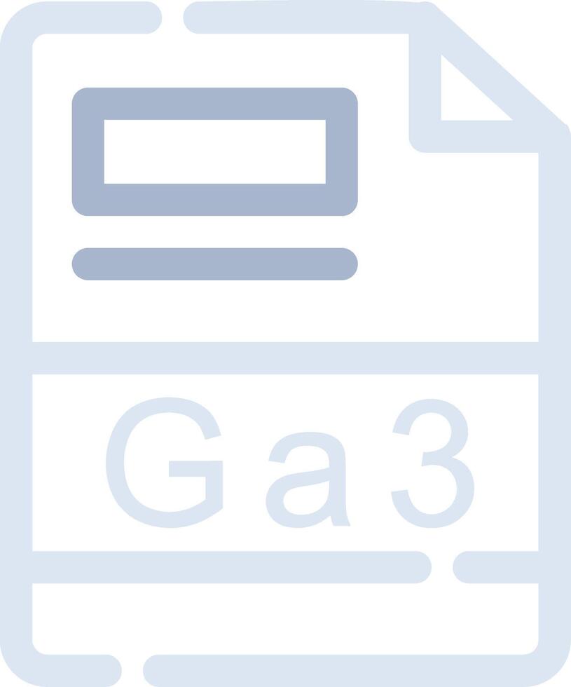 ga3 kreativ Symbol Design vektor