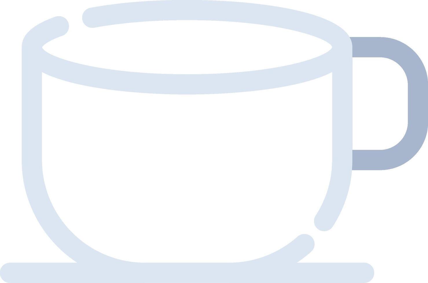 Kaffeetasse kreatives Icon-Design vektor