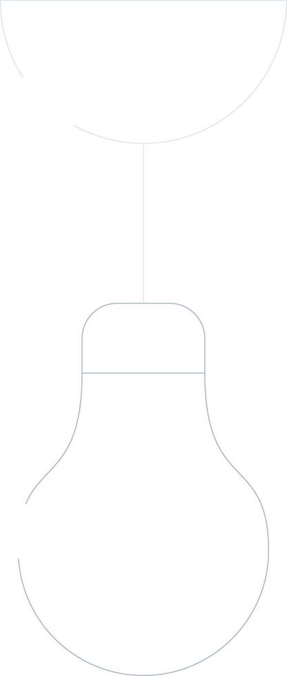 kreatives Icon-Design der Deckenlampe vektor