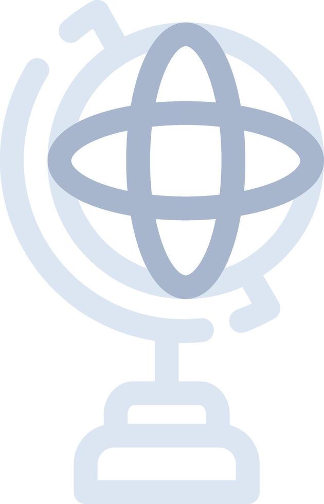 Globus Stand kreativ Symbol Design vektor