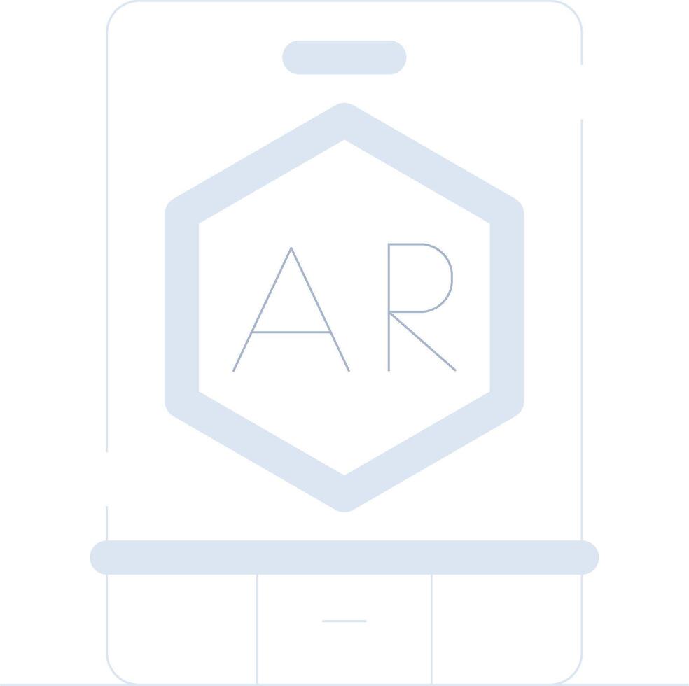 ar app kreativ ikon design vektor