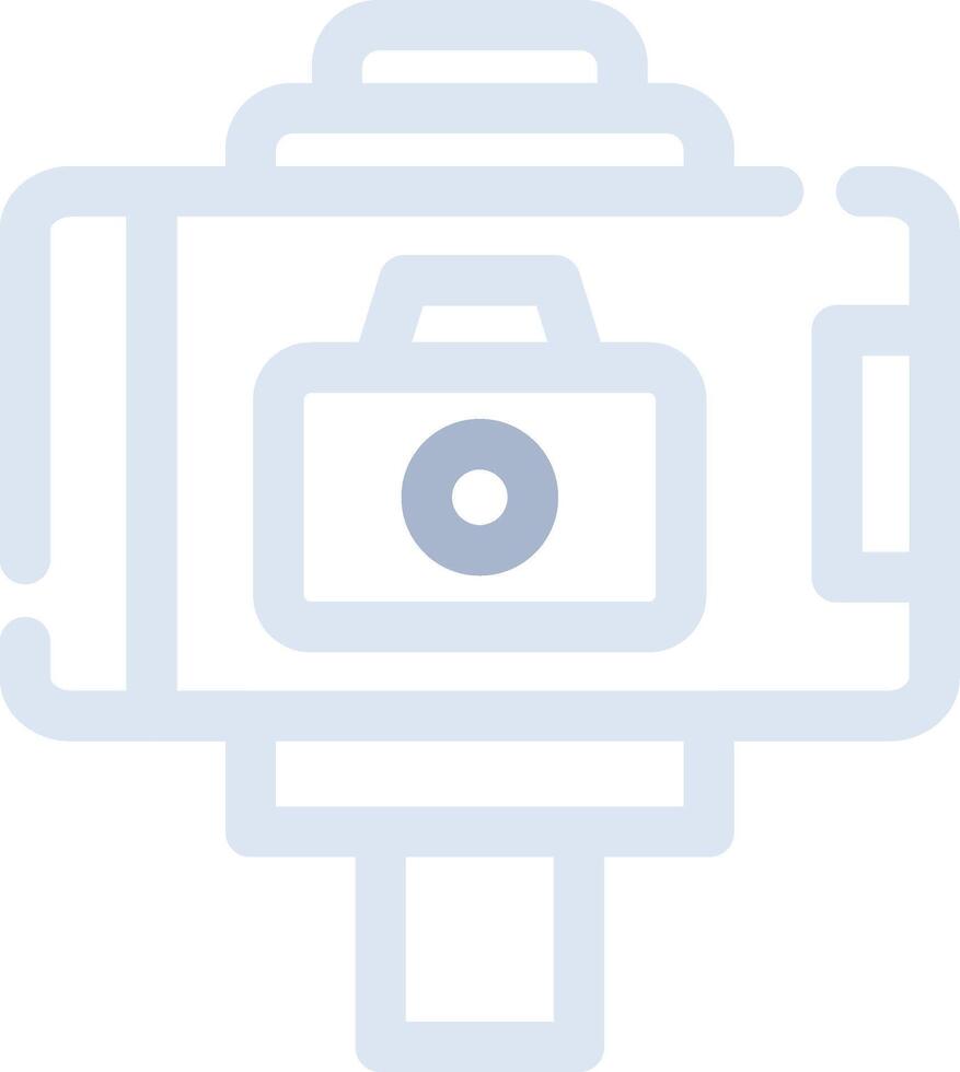 Selfie-Stick kreatives Icon-Design vektor