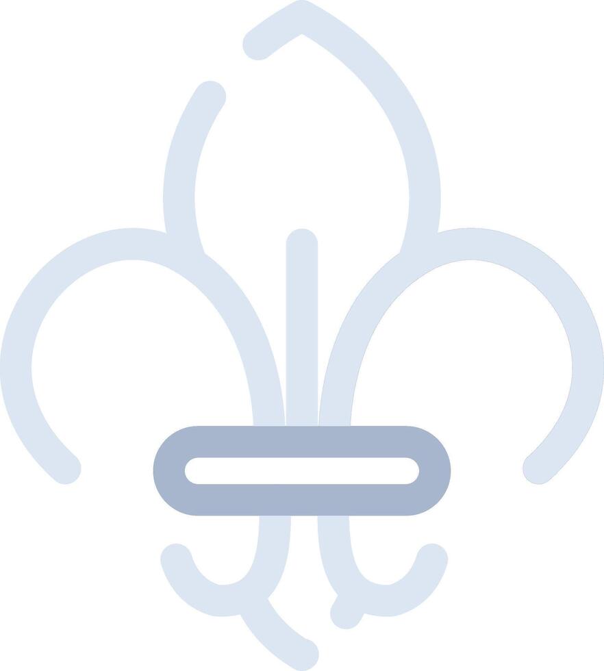 Fleur de Lis kreatives Icon-Design vektor