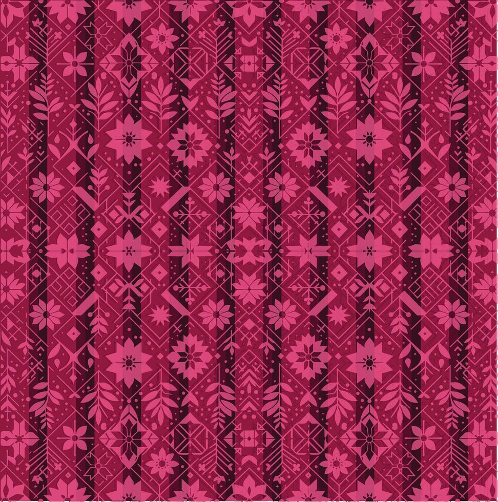 Blumen- geometrisch Design drucken oder Geschenk Papier wickeln Digital drucken Textil- drucken vektor