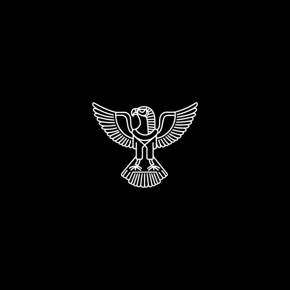 ai generiert Adler Logo Design Symbol Vektor Vorlage