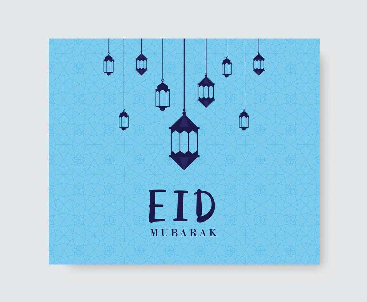 eid Mubarok islamisch Hintergrund Vorlage, eid al fitr Vorlage Design, heilig Tag zum Muslime, Gruß Hintergrund, eid Mubarak Vorlage vektor