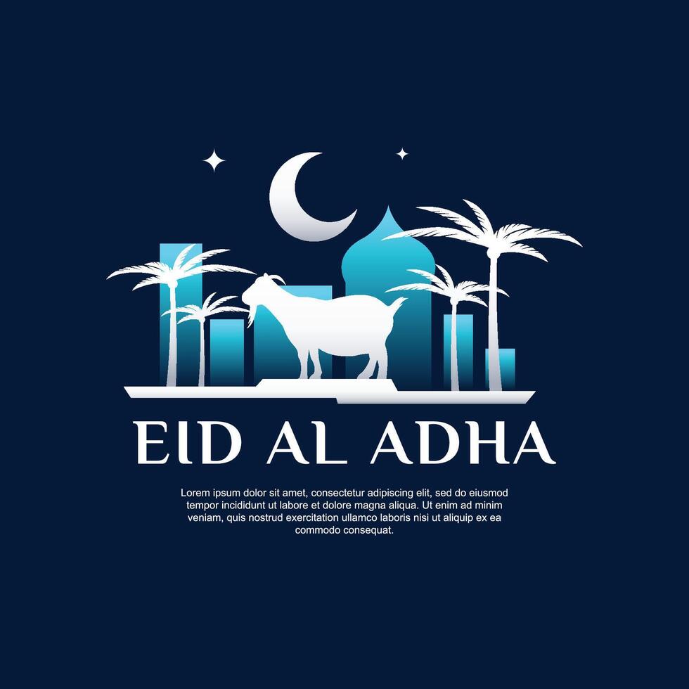 eid al adha-banner-design vektor