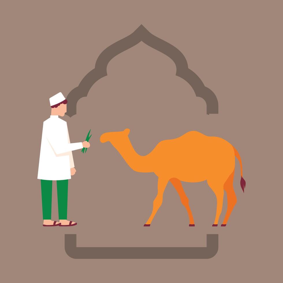 eid al adha Illustration Element Sammlung vektor