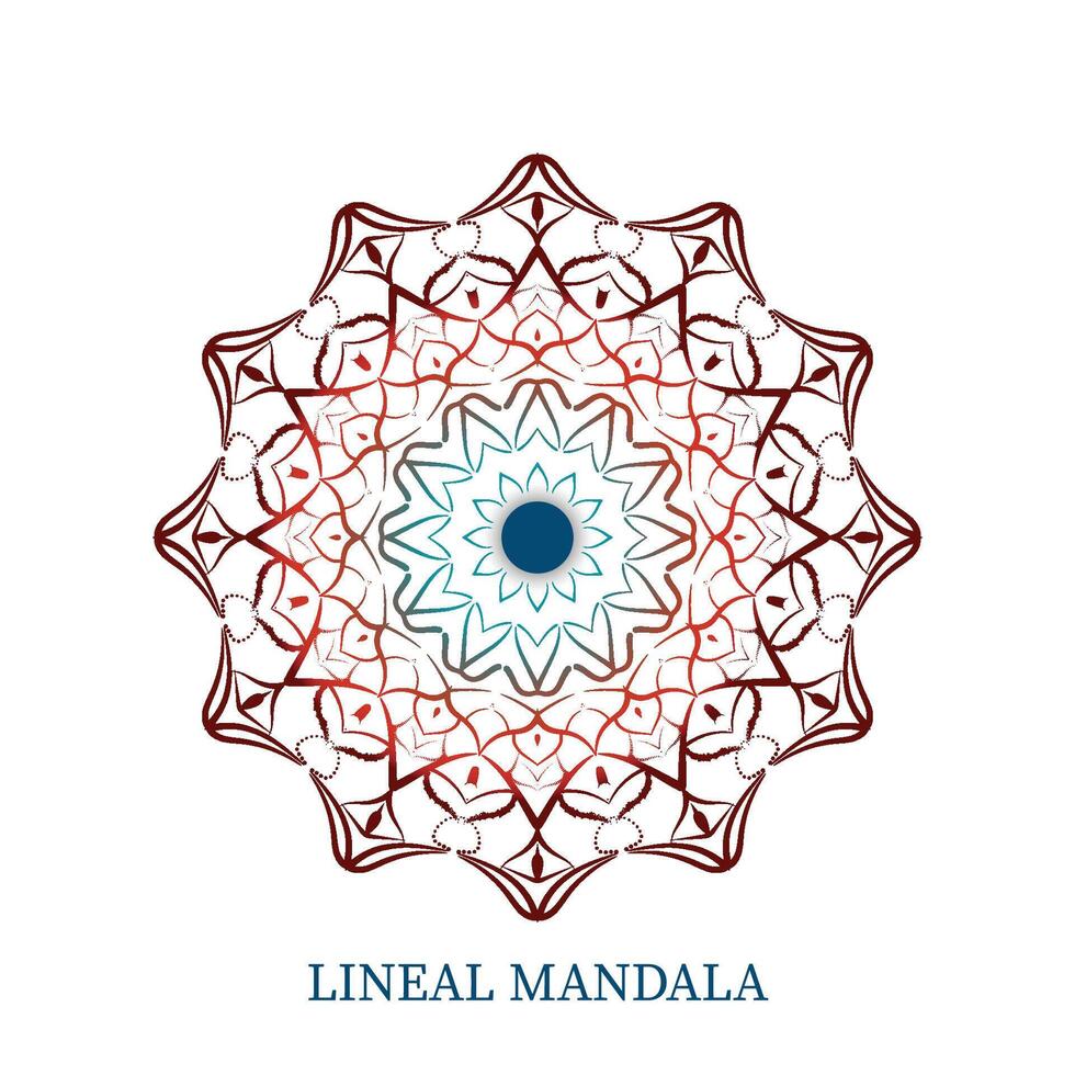 geradlinig Mandala Design vektor