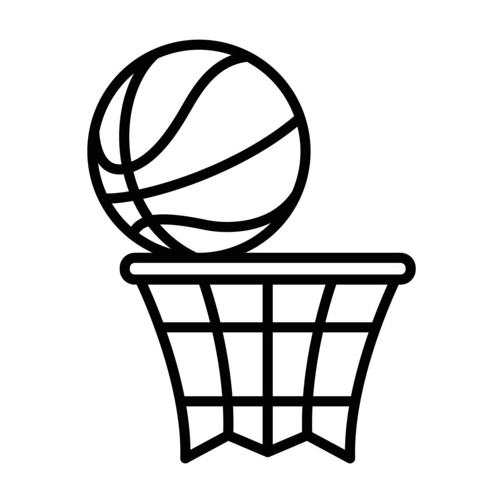 Basketball Symbol Vektor Design Vorlage im Weiß Hintergrund
