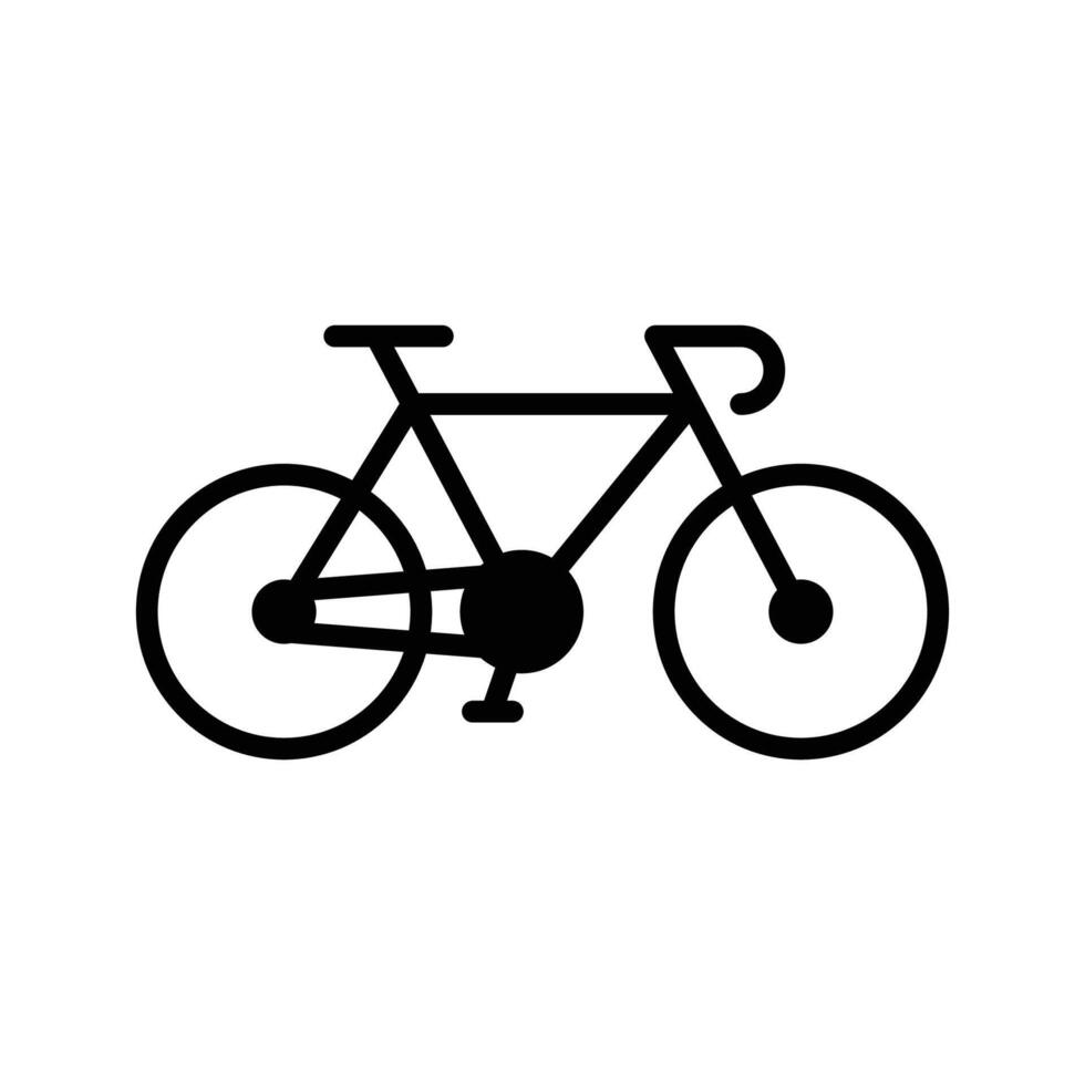 Fahrrad Symbol Vektor Design Vorlage im Weiß Hintergrund