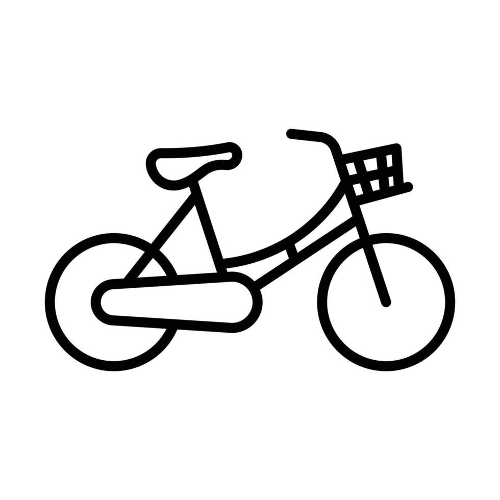 cykel ikon vektor design mall i vit bakgrund