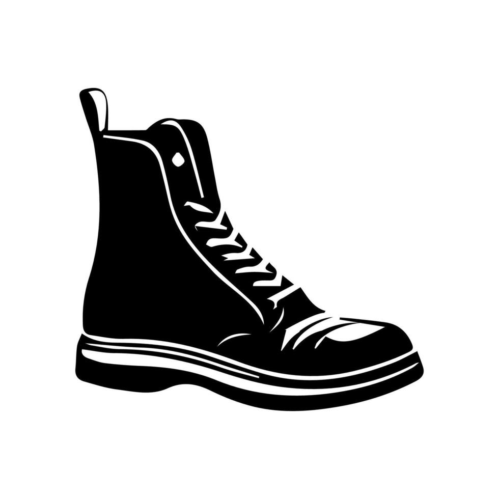 sko ikon på vit bakgrund. vektor illustration