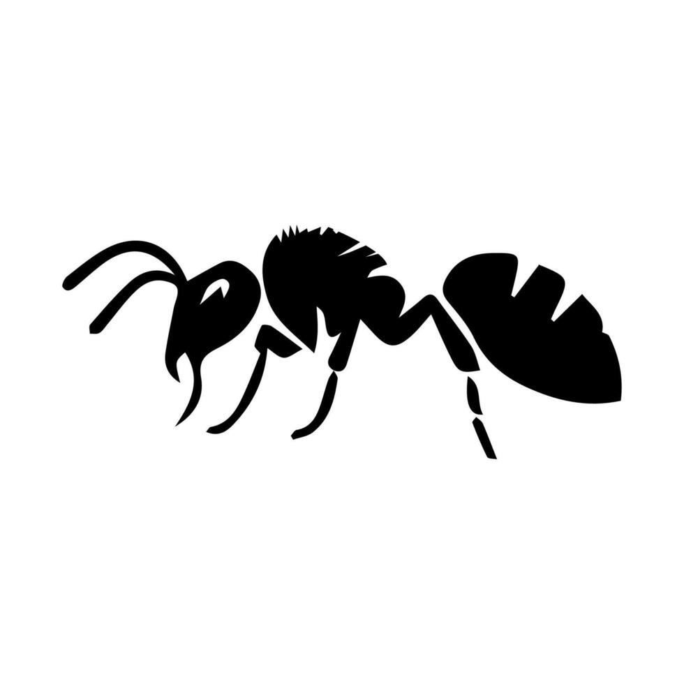 Silhouetten von Ameisen. kostenlos Vektor