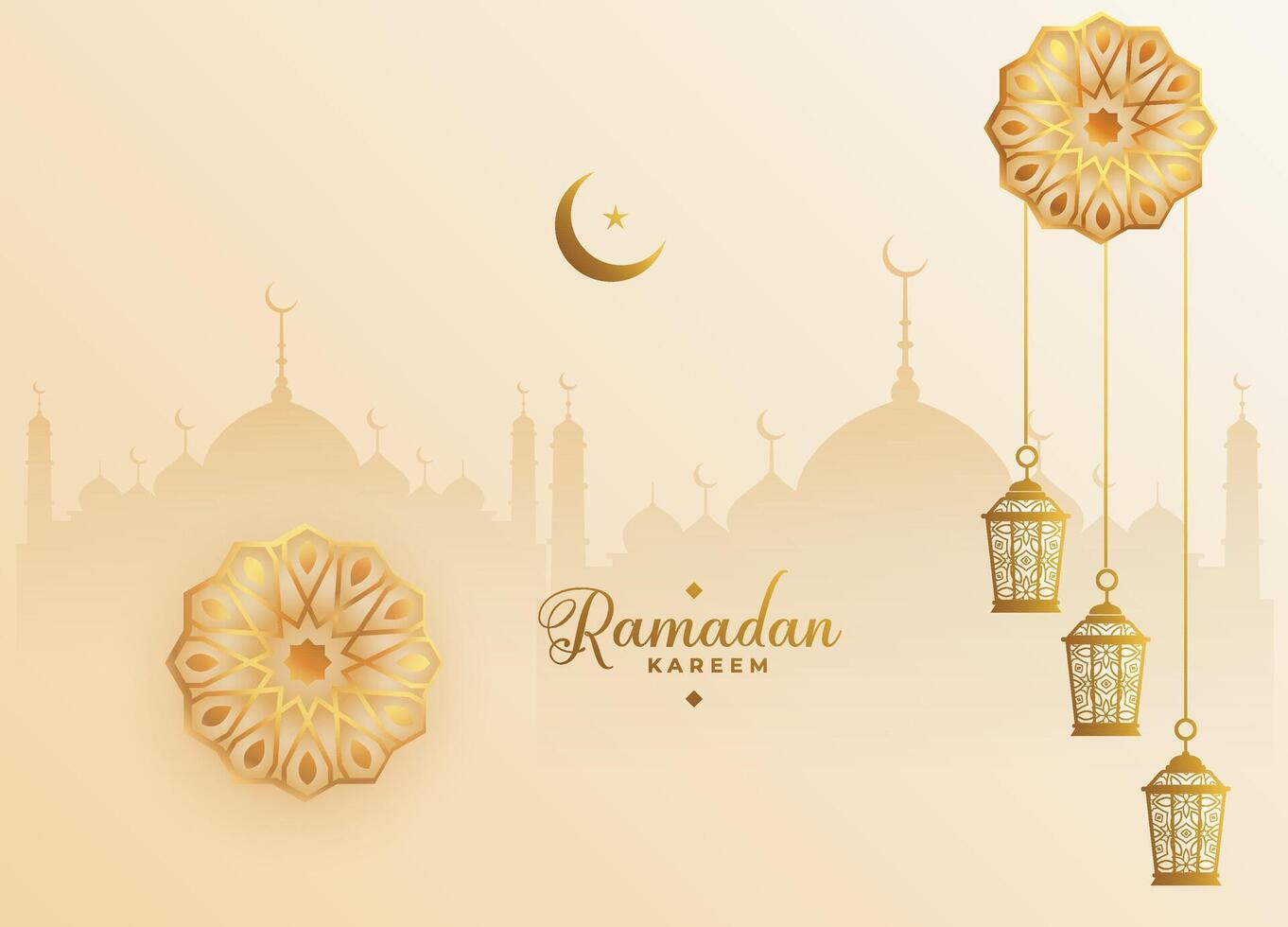 eid mubarak ramadan säsong festival hälsning design vektor