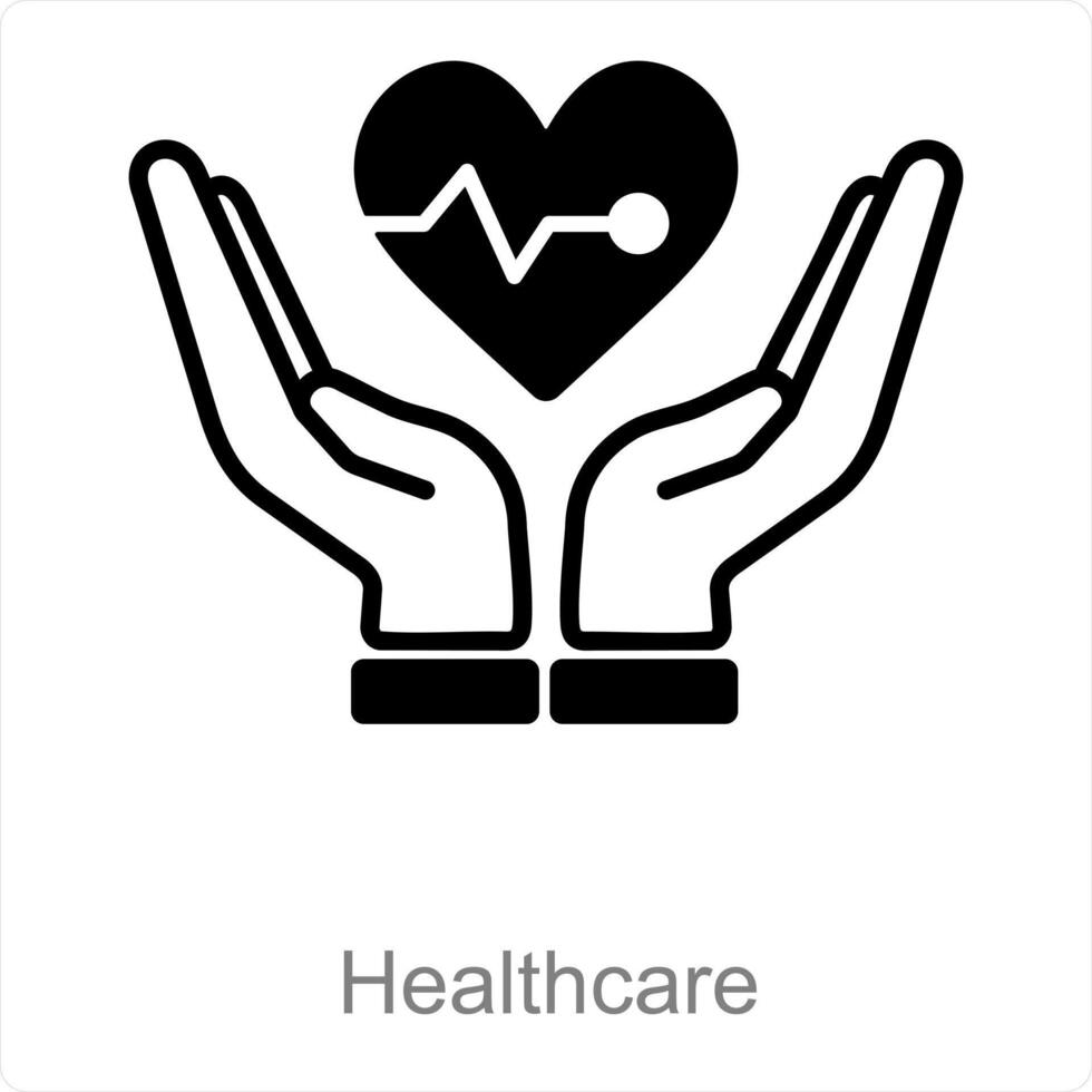 Gesundheitswesen und Arzt Symbol Konzept vektor