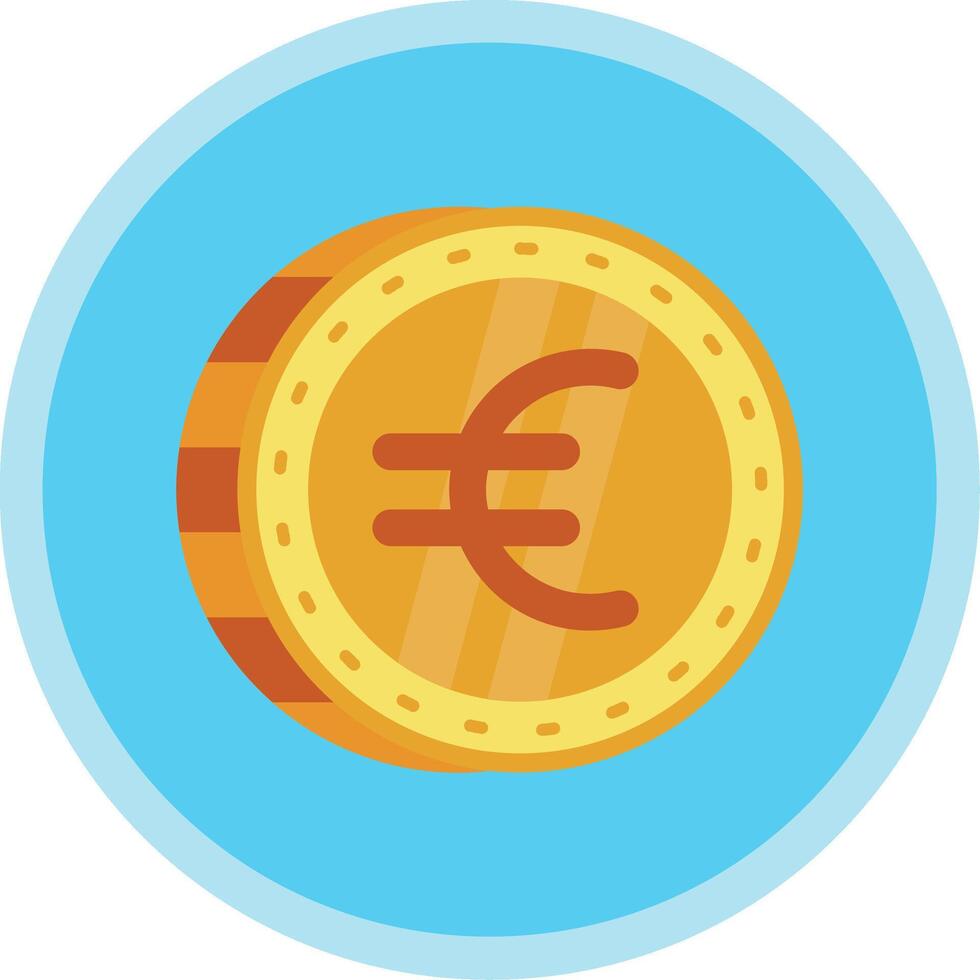 Euro eben multi Kreis Symbol vektor