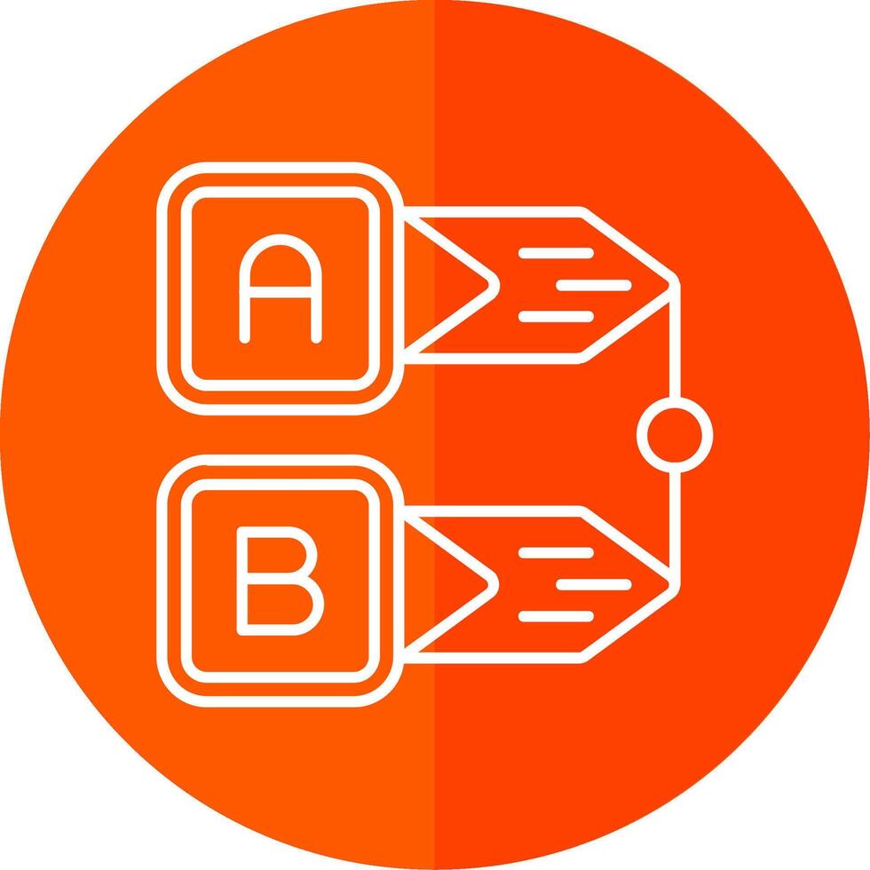 Diagramm Linie rot Kreis Symbol vektor