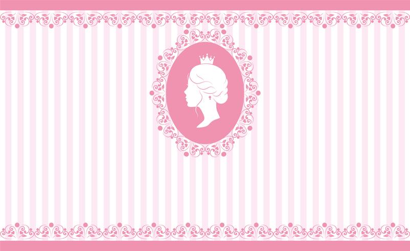 Vintage rosa Hintergrunddesign vektor