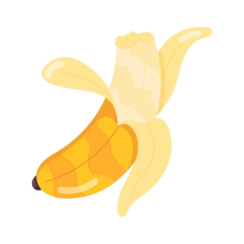 Pack von 16 modisch Banane Nachspeisen eben Aufkleber vektor