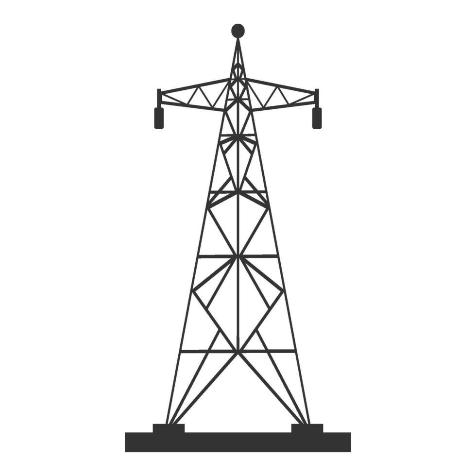 Elektrizität Turm Vektor Illustration