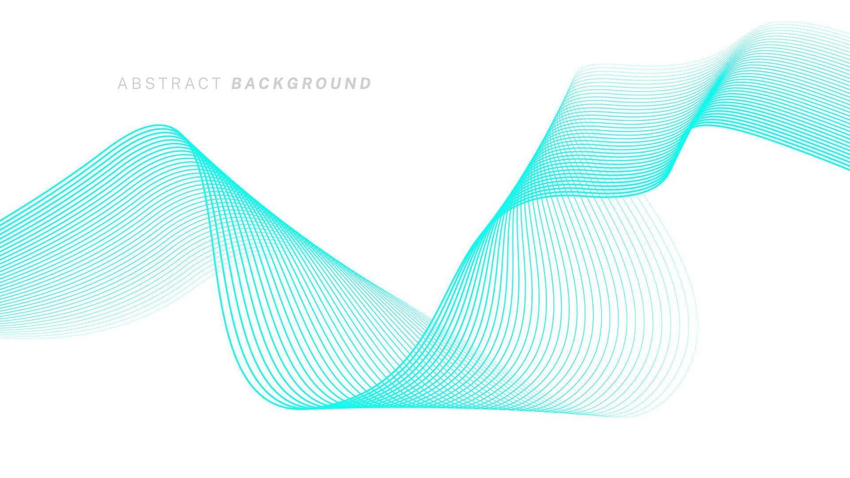 Weiß abstrakt Hintergrund mit dynamisch Linie Wellen. futuristisch Hintergrund mit Linie Muster, geeignet zum Banner, Poster, Präsentationen, Tapeten. Vektor Illustration