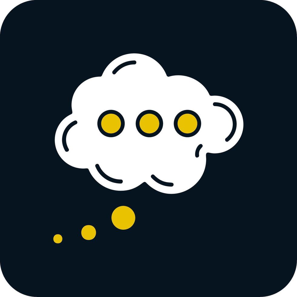 Cloud-Glyphe zweifarbiges Symbol vektor