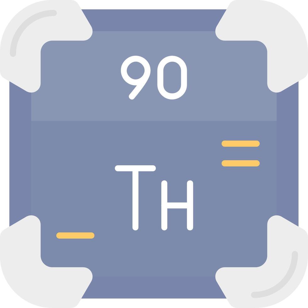 Thorium eben Licht Symbol vektor