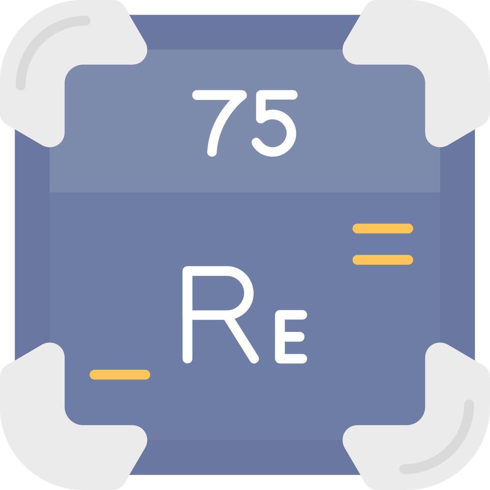 Rhenium eben Licht Symbol vektor