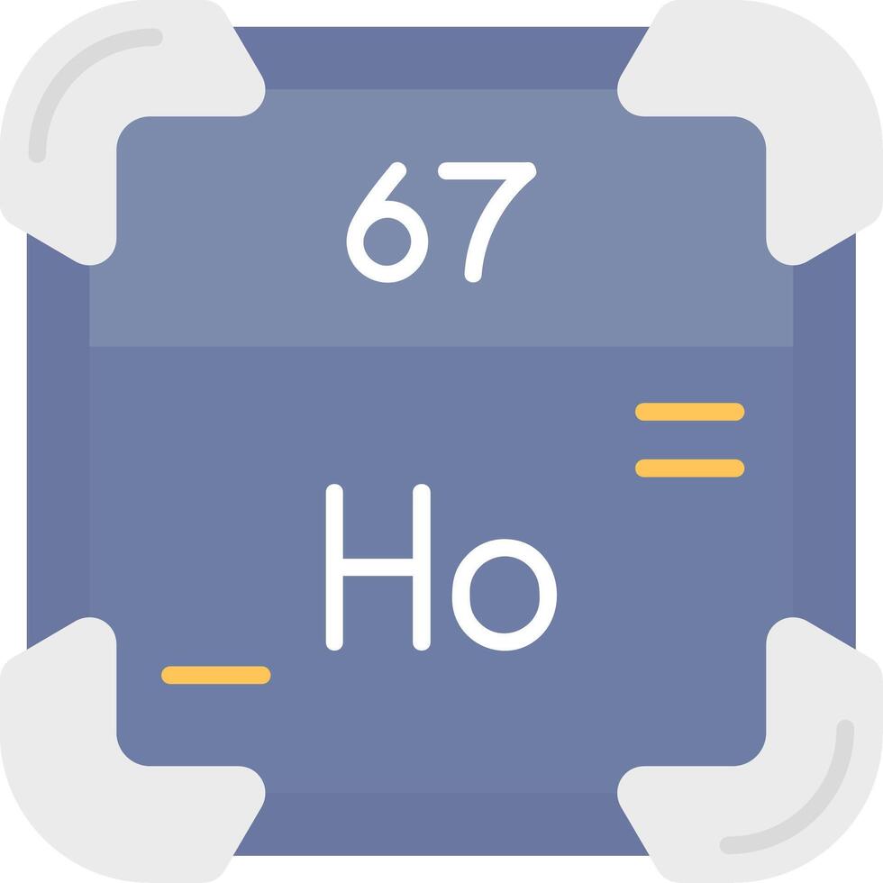 Holmium eben Licht Symbol vektor