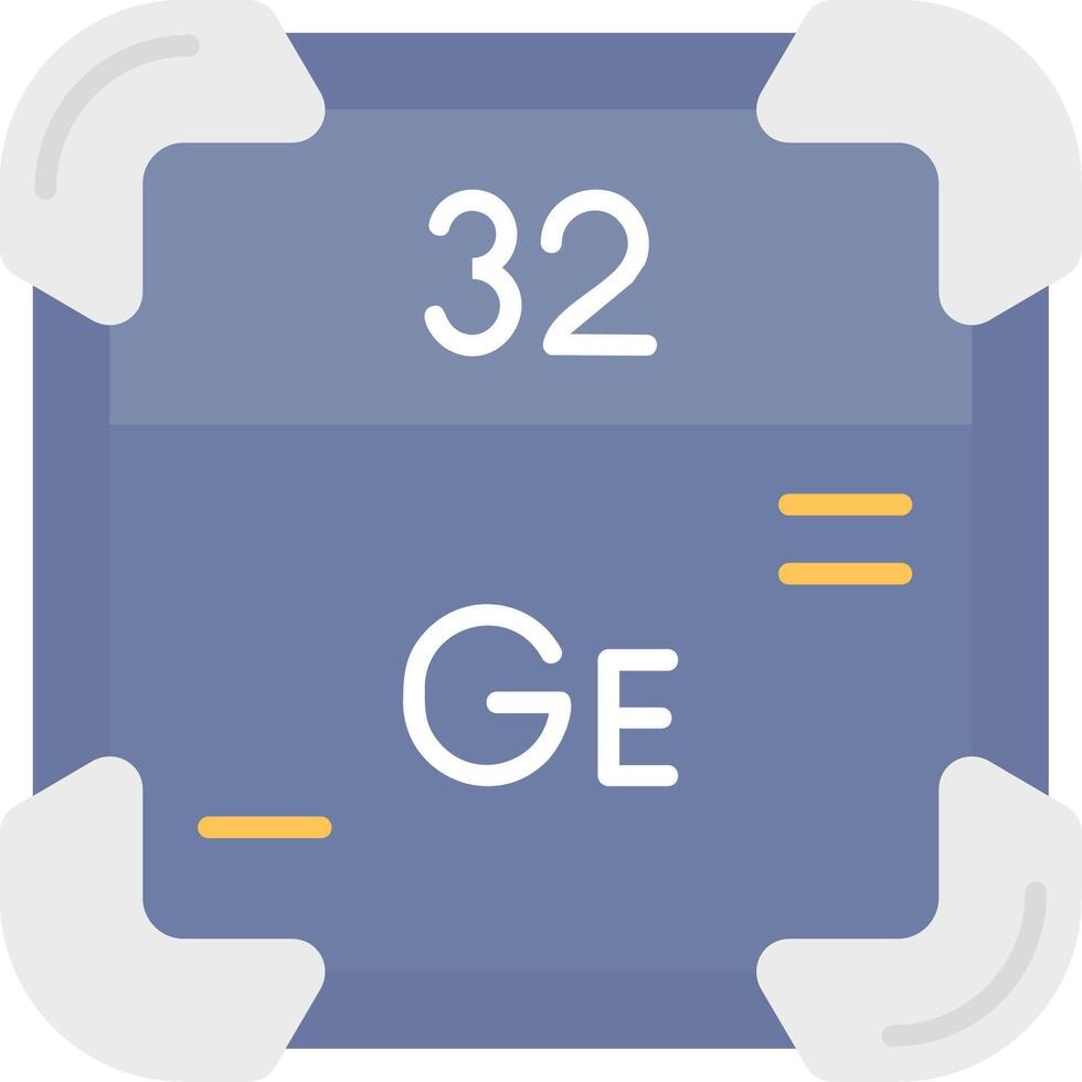 Germanium eben Licht Symbol vektor