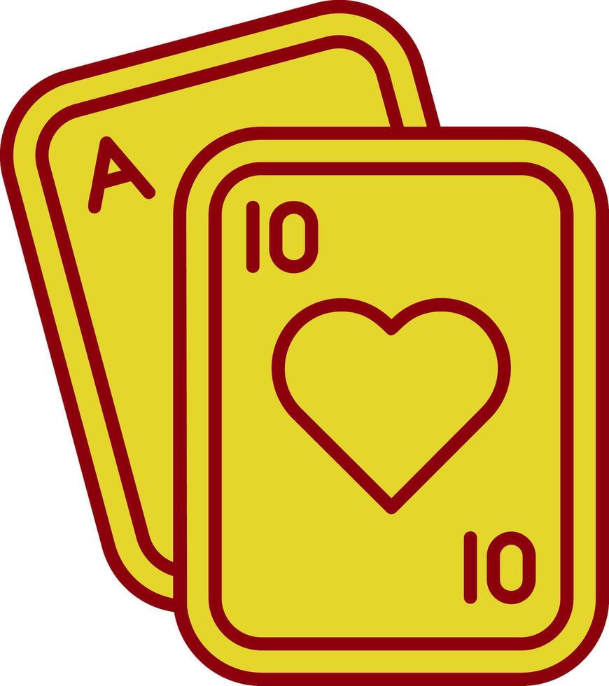 Poker Jahrgang Symbol vektor