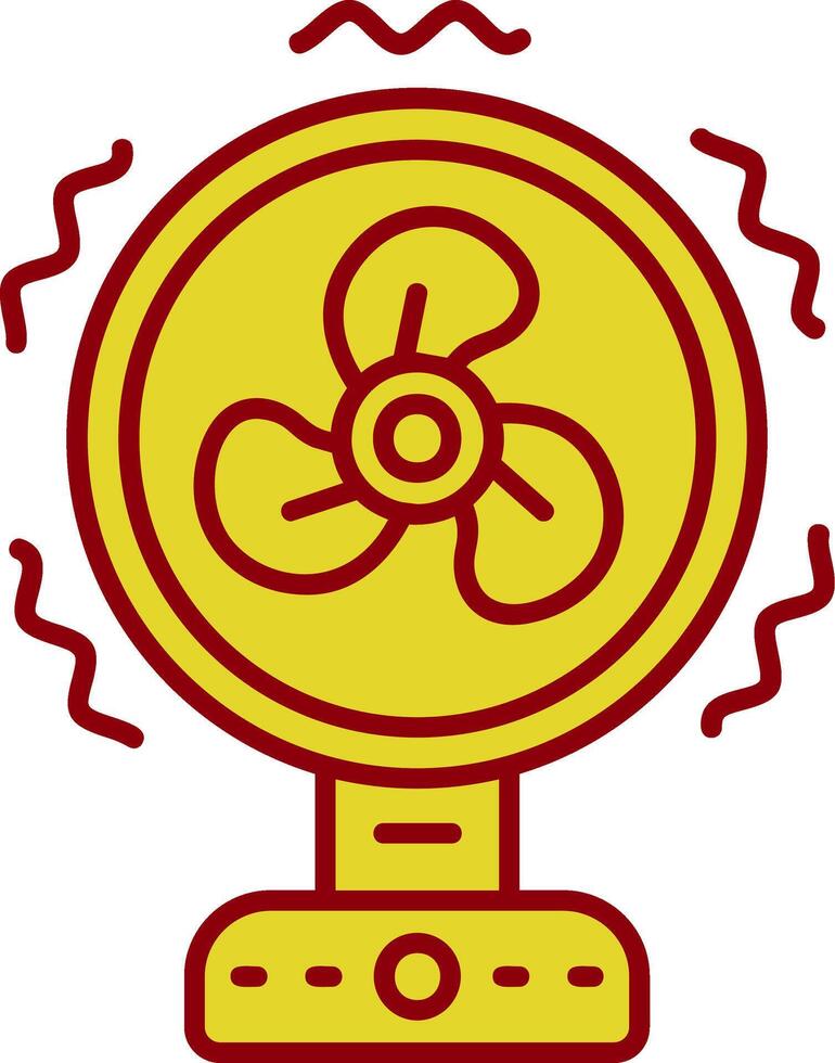 Ventilator Jahrgang Symbol vektor