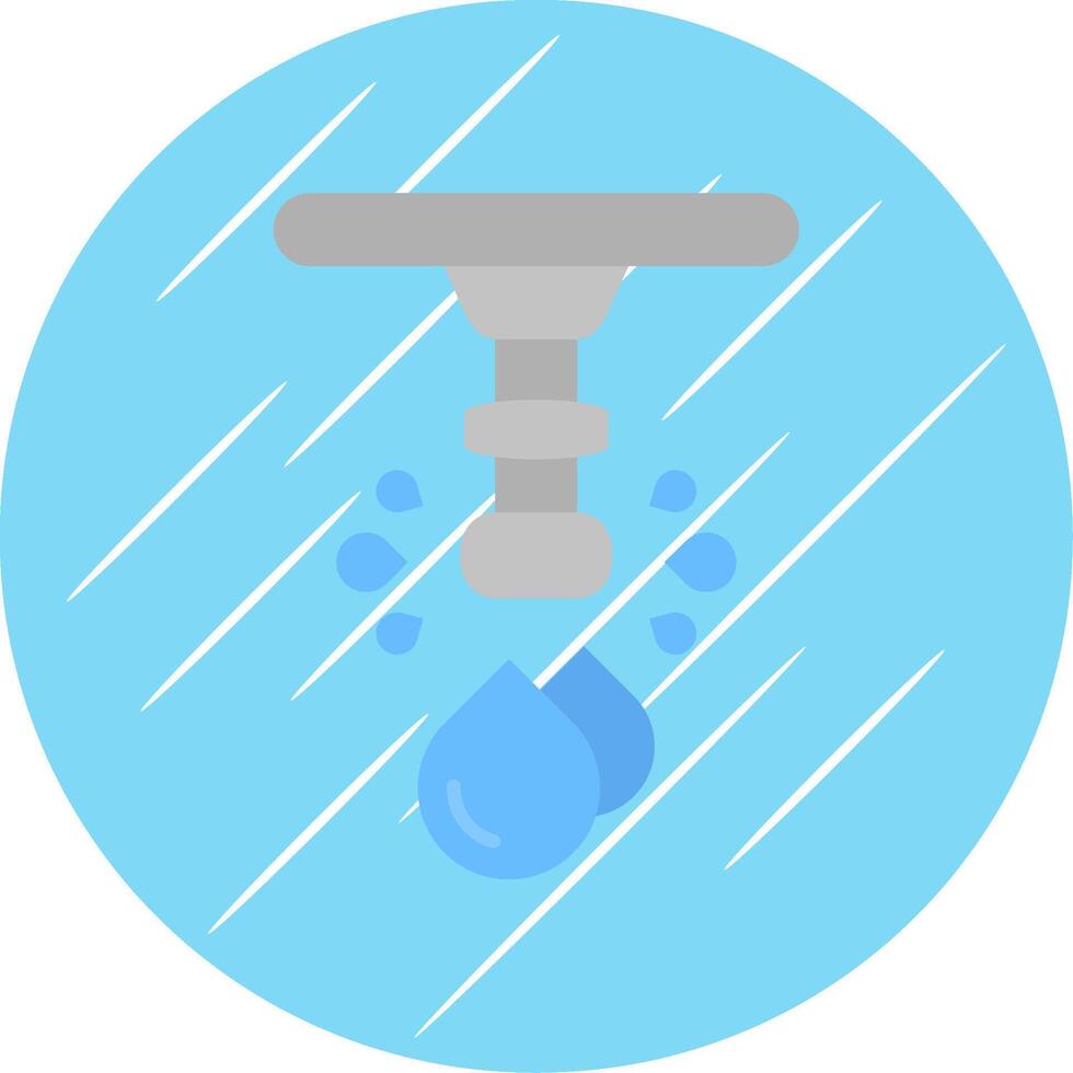 Wasser eben Blau Kreis Symbol vektor