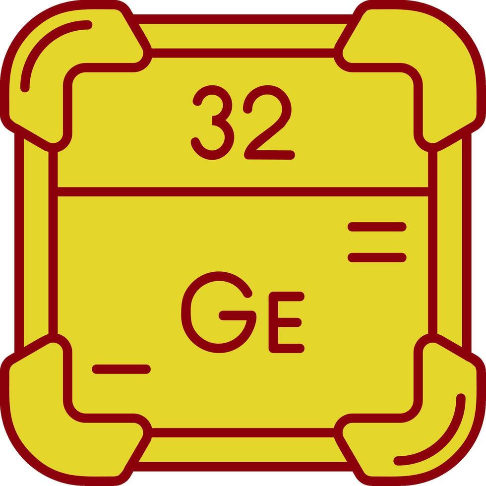 Germanium Jahrgang Symbol vektor