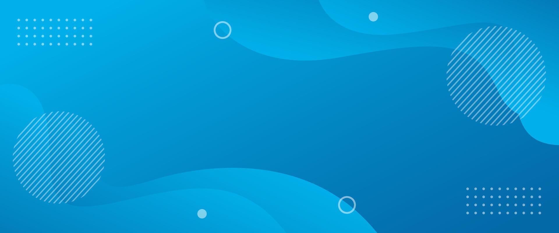 Blau Gradient Banner Hintergrund mit Flüssigkeit Welle Formen. abstrakt Tapeten. geeignet zum Der Umsatz Banner, Anzeigen, Veranstaltungen, Vorlagen, Seiten, Netz, und Andere vektor