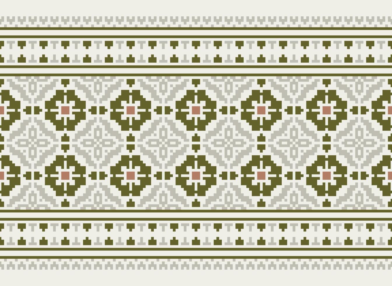 geometrisk etnisk mönster. pixel mönster. design för Kläder, tyg, bakgrund, tapet, omslag, batik. stickat, broderi stil. aztec geometrisk konst prydnad skriva ut. vektor illustration.