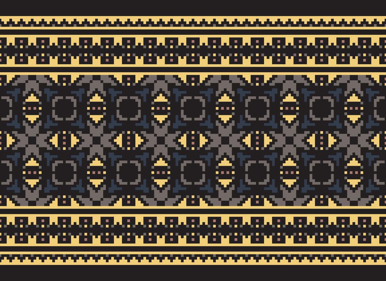 skön blommig korsa sy mönster.geometrisk etnisk orientalisk mönster traditionell background.aztec stil abstrakt vektor illustration.design för textur, tyg, kläder, inslagning, dekoration, matta.