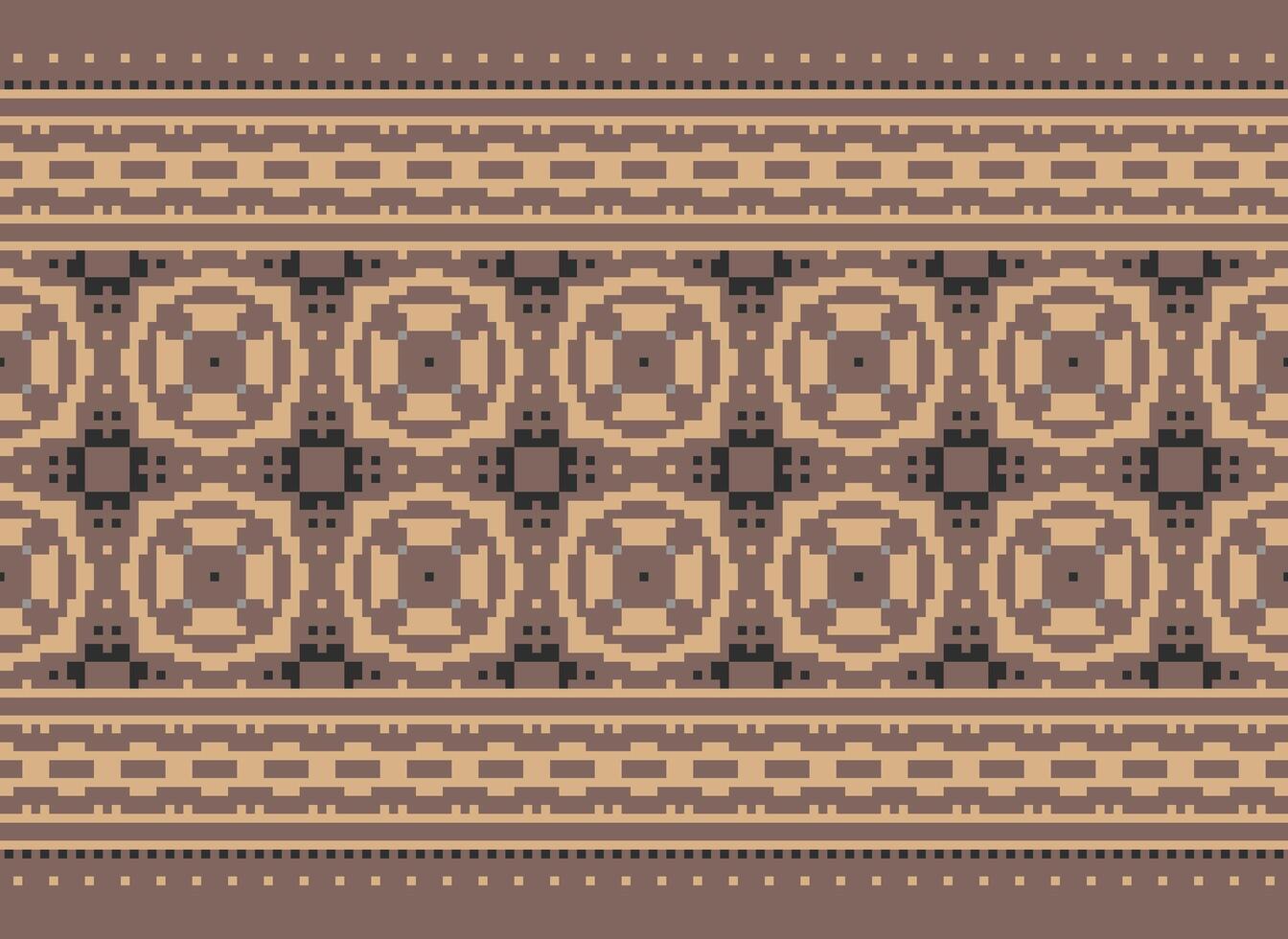 schön Blumen- Kreuz Stich Muster.geometrisch ethnisch orientalisch Muster traditionell Hintergrund.aztec Stil abstrakt Vektor illustration.design zum textur, stoff, kleidung, verpackung, dekoration, teppich.