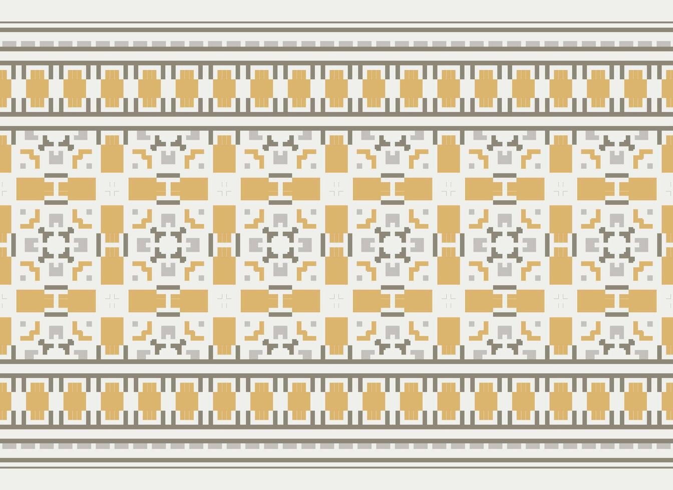 schön Blumen- Kreuz Stich Muster.geometrisch ethnisch orientalisch Muster traditionell Hintergrund.aztec Stil abstrakt Vektor illustration.design zum textur, stoff, kleidung, verpackung, dekoration, teppich.