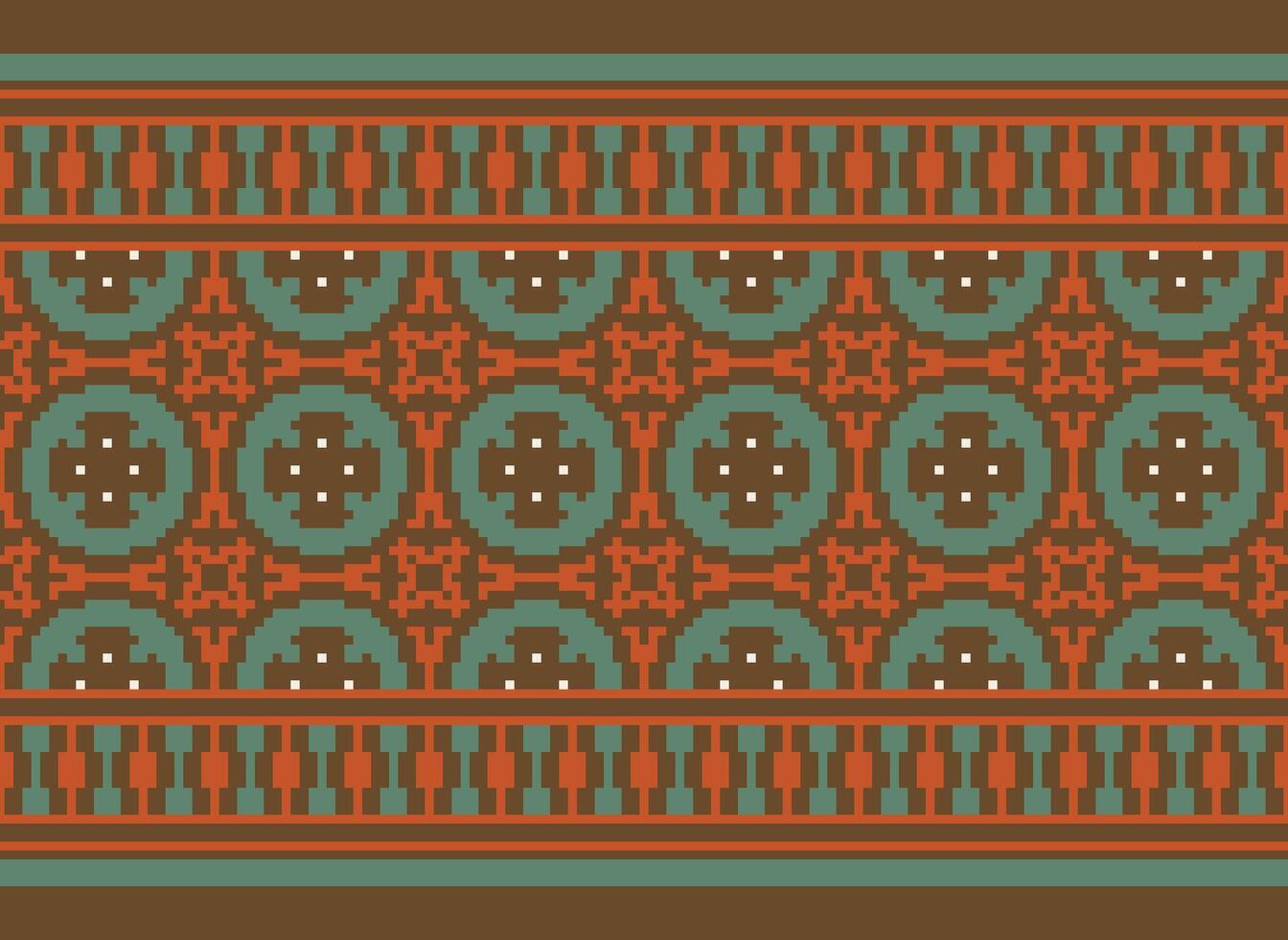 skön blommig korsa sy mönster.geometrisk etnisk orientalisk mönster traditionell background.aztec stil abstrakt vektor illustration.design för textur, tyg, kläder, inslagning, dekoration, matta.