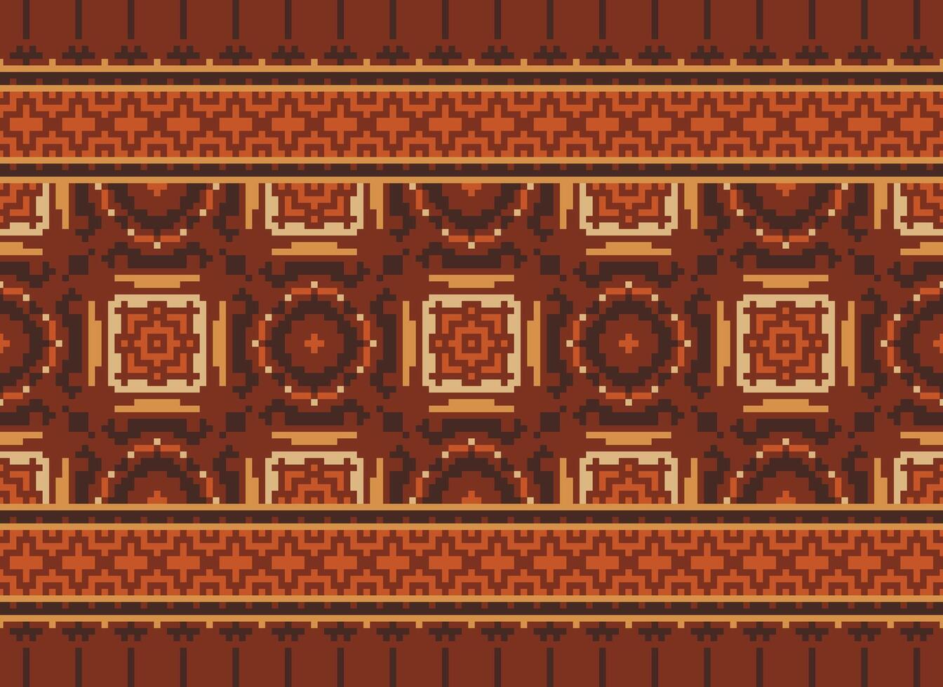 årgångar korsa sy traditionell etnisk mönster paisley blomma ikat bakgrund abstrakt aztec afrikansk indonesiska indisk sömlös mönster för tyg skriva ut trasa klänning matta gardiner och sarong vektor
