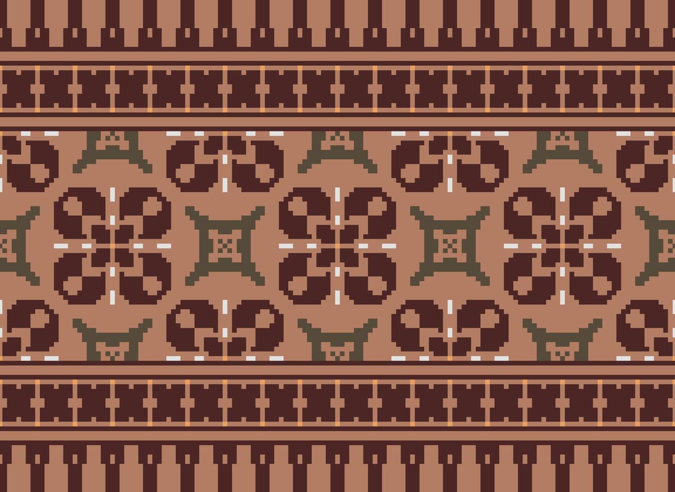 afrikansk korsa sy broderi på bakgrund.geometrisk etnisk orientalisk sömlös mönster traditionell.aztec stil abstrakt vektor illustration.design för textur, tyg, kläder, inslagning, matta.