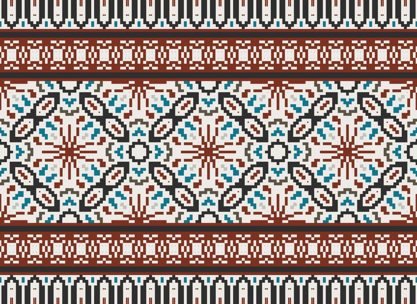 afrikansk korsa sy broderi på bakgrund.geometrisk etnisk orientalisk sömlös mönster traditionell.aztec stil abstrakt vektor illustration.design för textur, tyg, kläder, inslagning, matta.