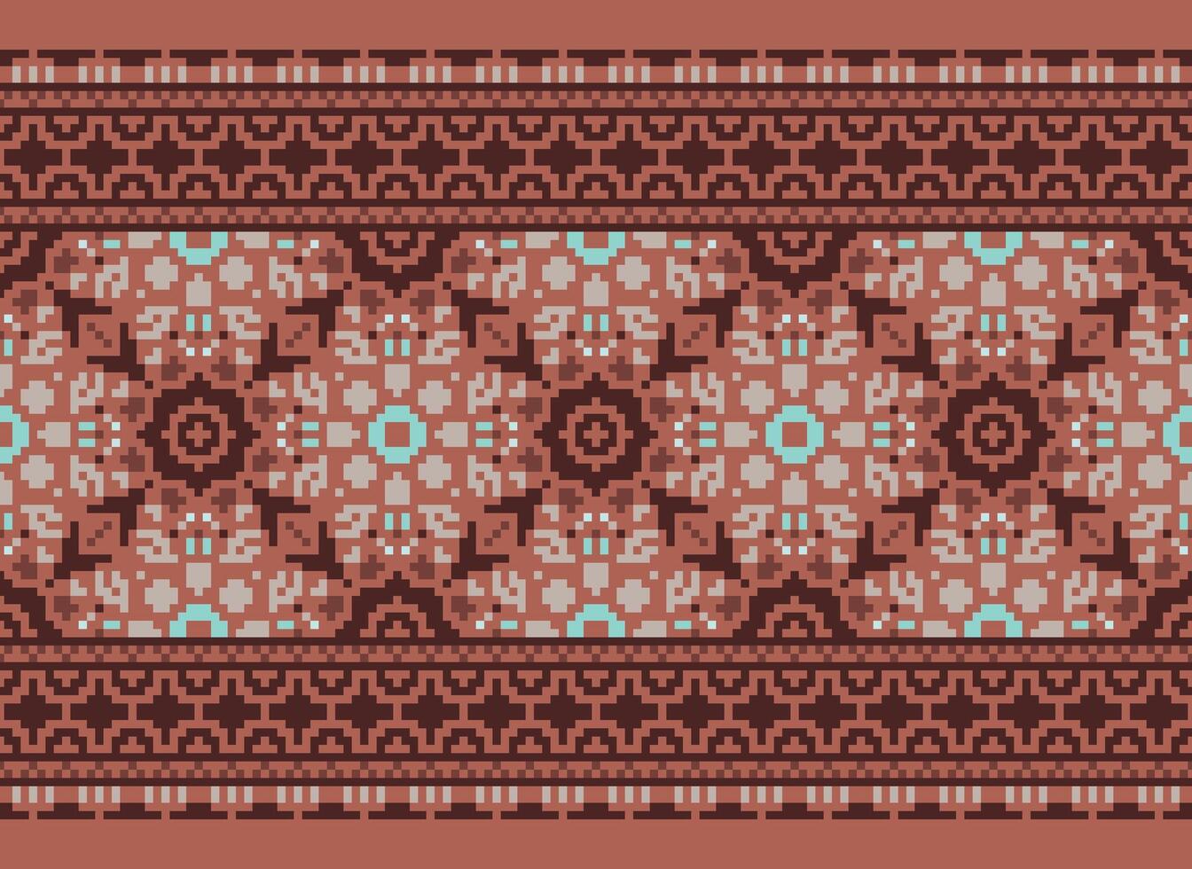 afrikansk korsa sy broderi på bakgrund.geometrisk etnisk orientalisk sömlös mönster traditionell.aztec stil abstrakt vektor illustration.design för textur, tyg, kläder, inslagning, matta.